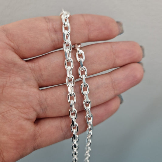 Ankar halsband i äkta silver 