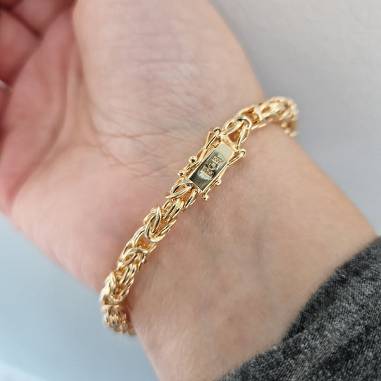 Armband kejsarlänk 18k guld