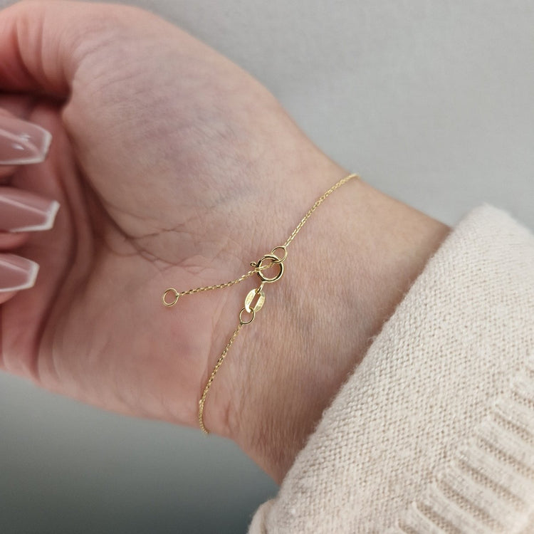 Armband hjärta 18k guld