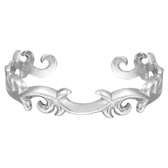 Armring i äkta silver med fin design 