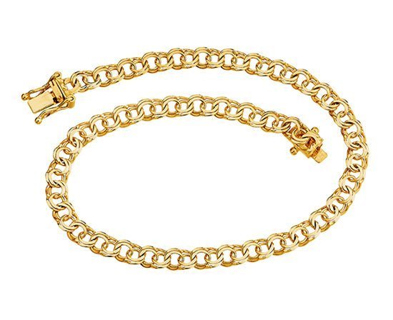 Bismarck armband 5mm guld