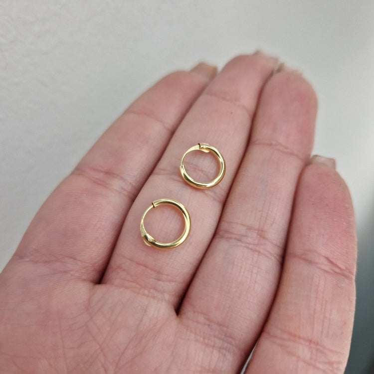 Creoler 18k guld 10mm