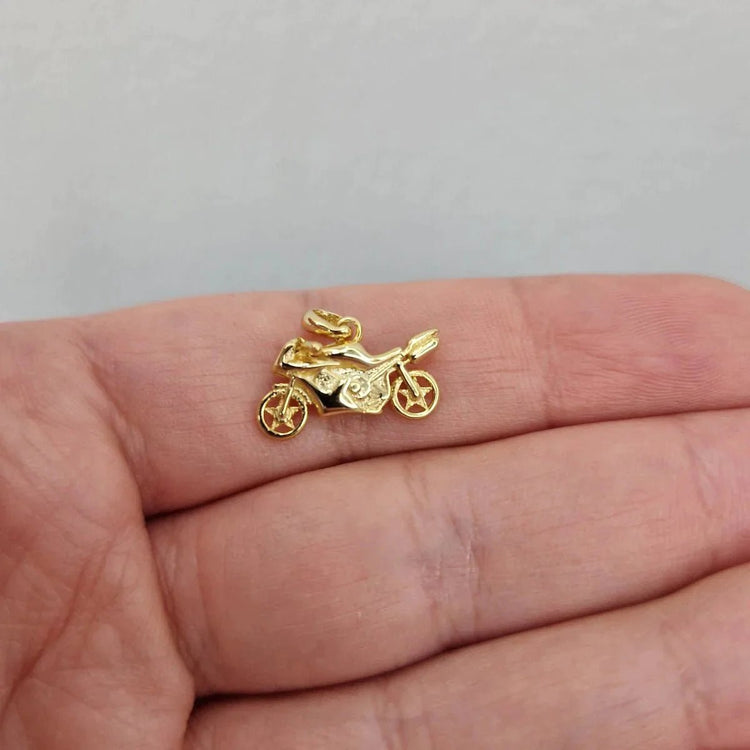 Hängsmycke Motorcykel 18k guld