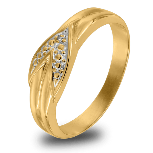 Elegant diamantring i 18k guld