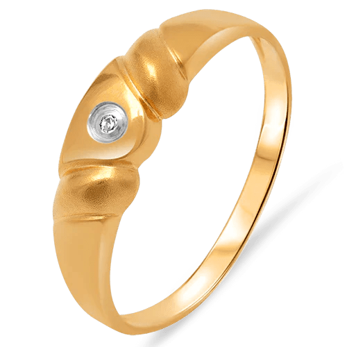 Vintage diamantring i 18k guld