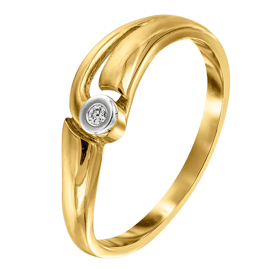 Diamantring WSI i 18k guld