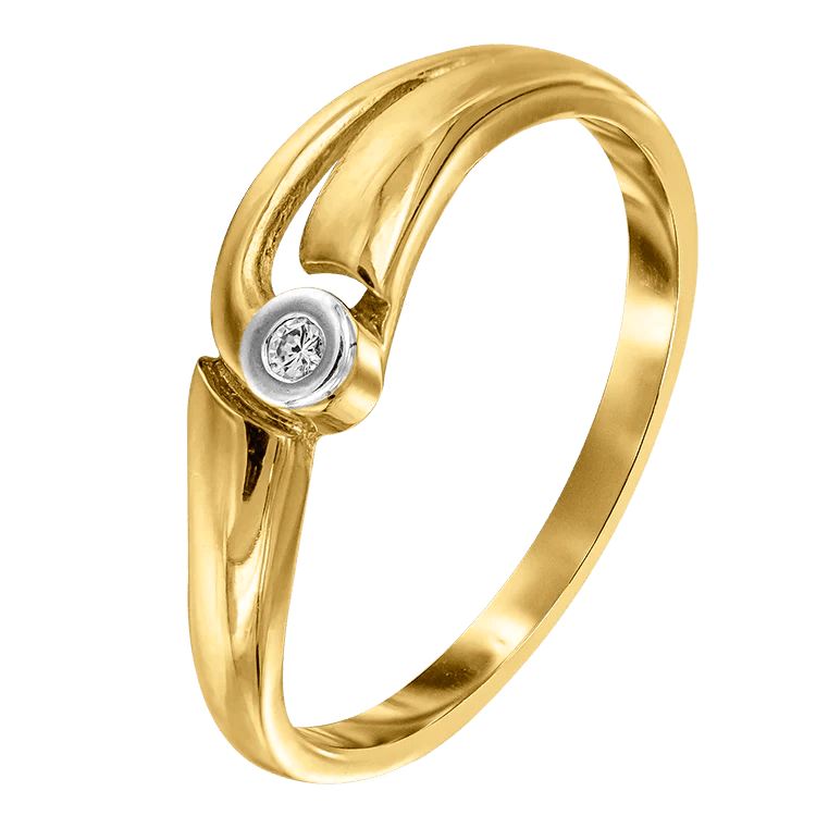 Diamantring WSI i 18k guld